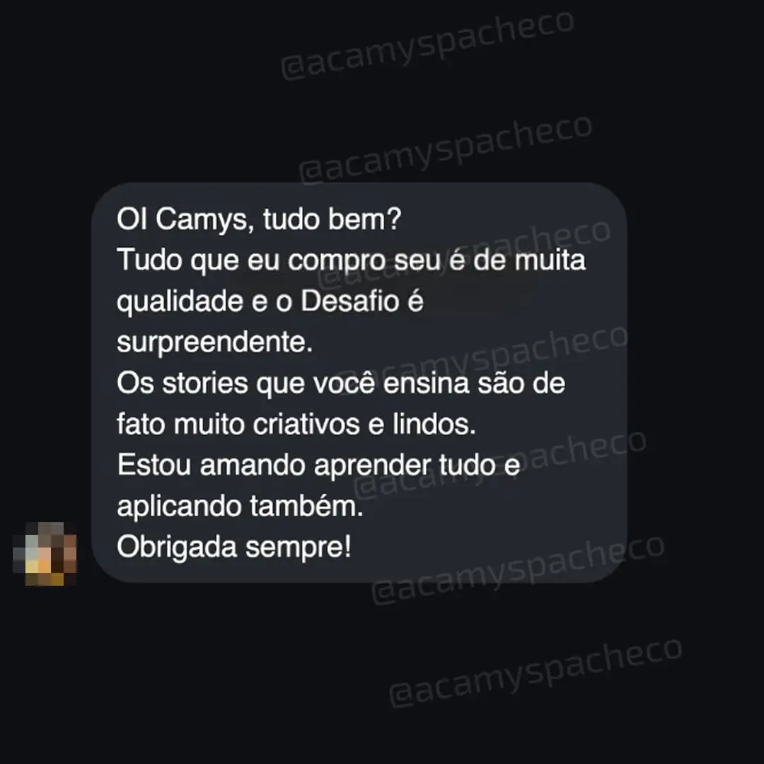 Depoimento de aluna